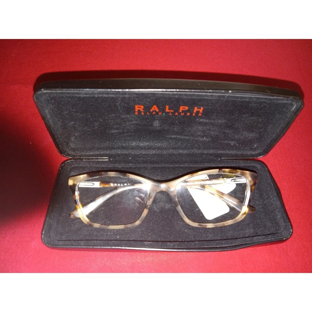 Ralph Lauren RA 7044 601 Tortoise Eyeglasses Frames Brown Acetate Women Designer